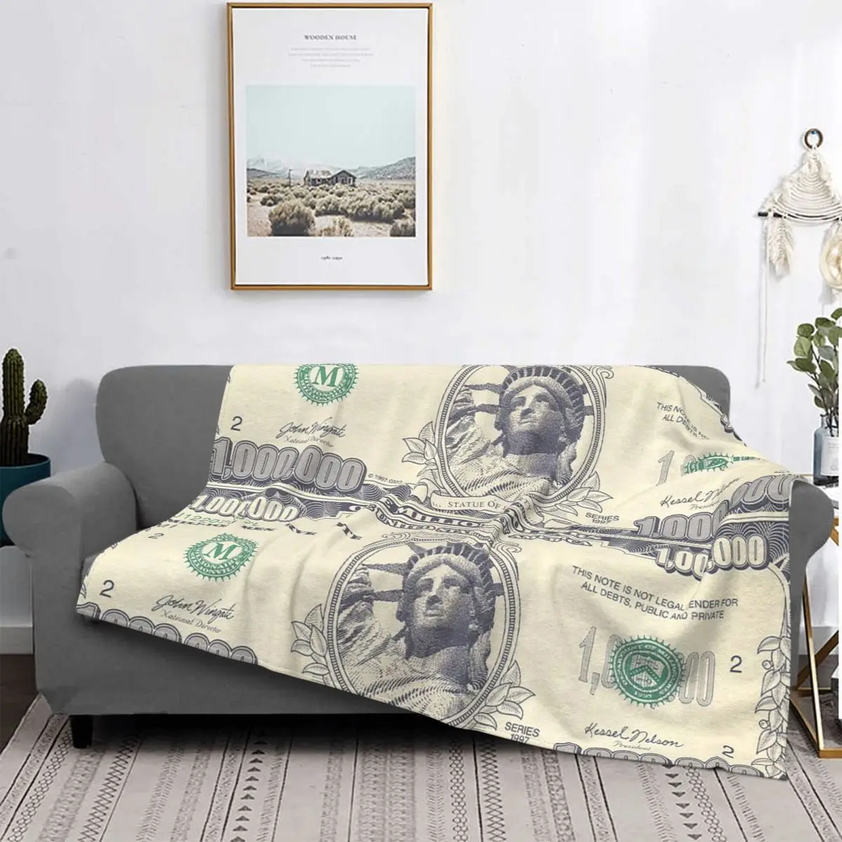 Million Dollar Blanket Fleece Spring Autumn Money Pattern Lightweight Thin Throw Blankets for Bed Outdoor Rug Piece
Million Dollar Blanket Fleece Spring Autumn Money Pattern Lightweight Thin Throw Blankets for Bed Outdoor Rug Piece