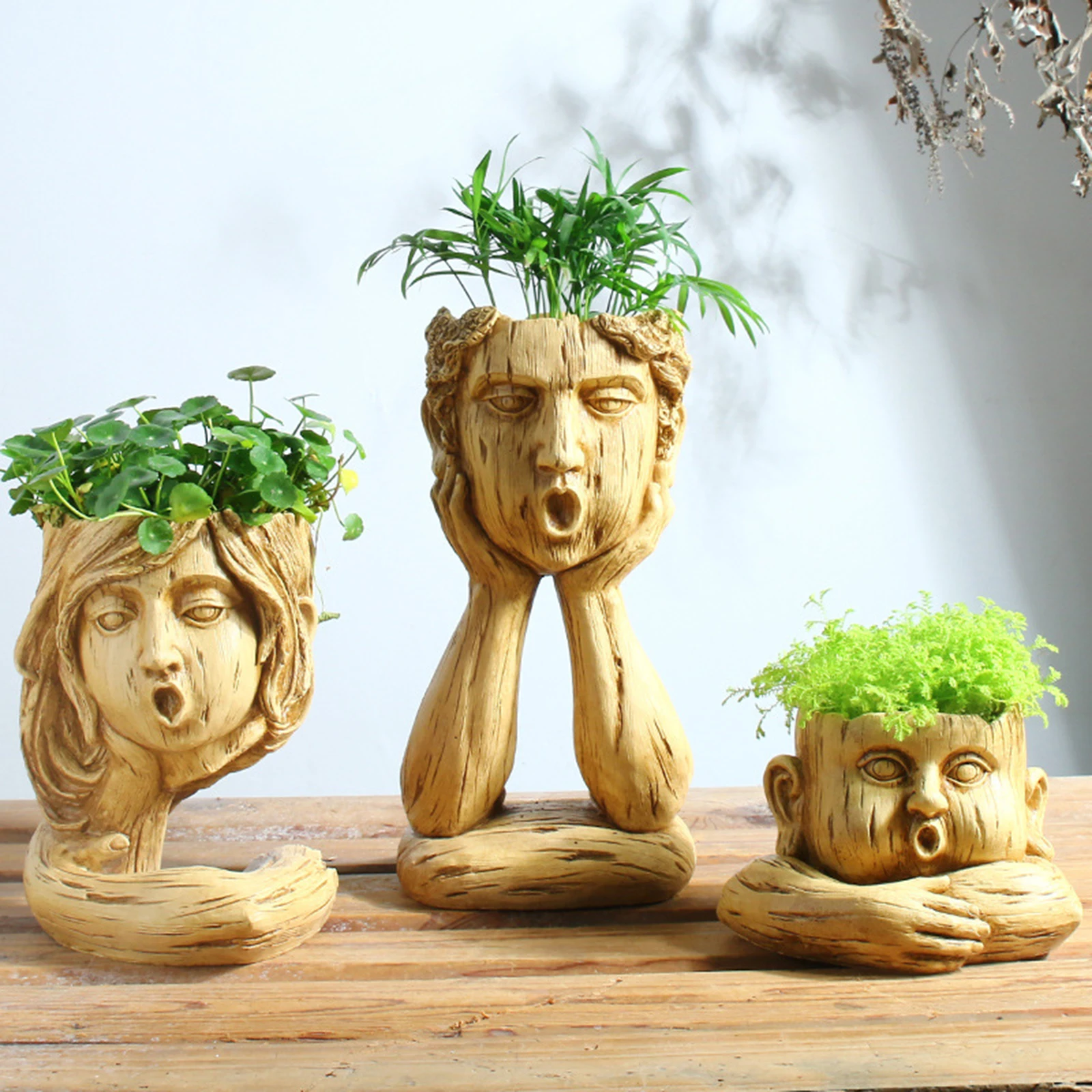 Head Vase Dry Flower Ornaments Resin Statues Home Planter Living Room Decor
Head Vase Dry Flower Ornaments Resin Statues Home Planter Living Room Decor
