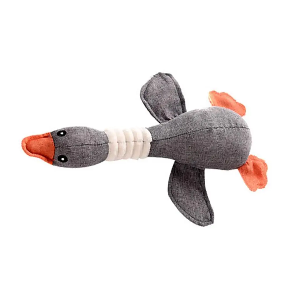 Dog Squeak Toys Wild Goose Sounds Toy Cleaning Teeth Puppy Dogs Chew Supplies Training Supplies Dog Educational Plush Toys 30cm
Dog Squeak Toys Wild Goose Sounds Toy Cleaning Teeth Puppy Dogs Chew Supplies Training Supplies Dog Educational Plush Toys 30cm