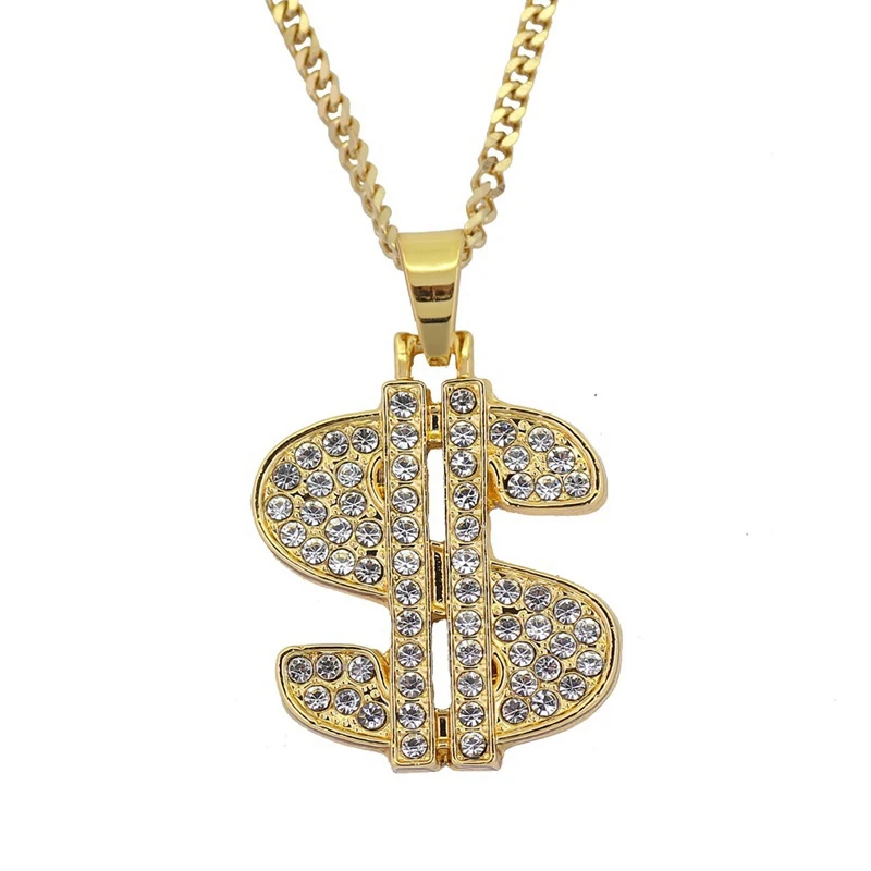 Hot Sale Dollar Shape Necklace for Men Fashion Punk Hip Hop Men Party Club Jewelry Necklace Accessories
Hot Sale Dollar Shape Necklace for Men Fashion Punk Hip Hop Men Party Club Jewelry Necklace Accessories