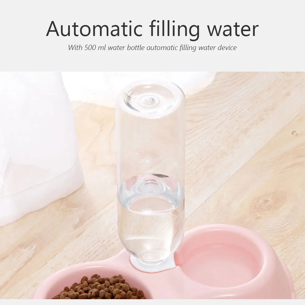 High Quality Pet Dogs Cats Double Bowls Food Water Feeder Container Dispenser for Dogs Cats Drinking Pet Products 
High Quality Pet Dogs Cats Double Bowls Food Water Feeder Container Dispenser for Dogs Cats Drinking Pet Products