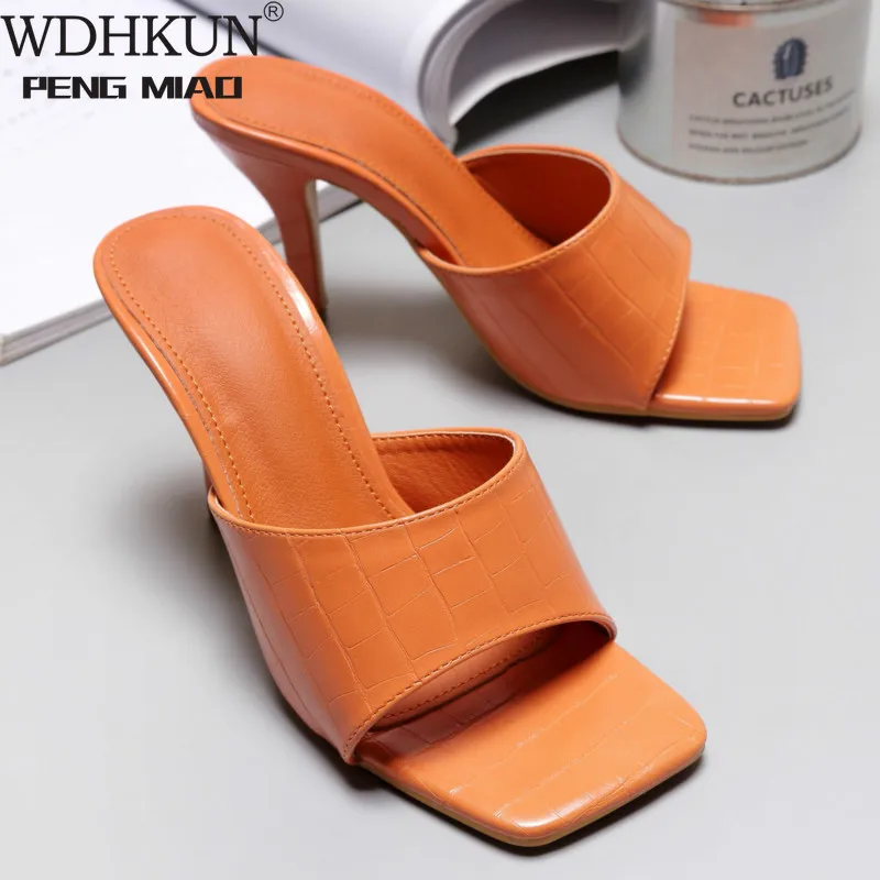 2021New Summer European And American Style Office Women's Shoes Stone Pattern High Heel Square Slippers Size 35-42
2021New Summer European And American Style Office Women's Shoes Stone Pattern High Heel Square Slippers Size 35-42