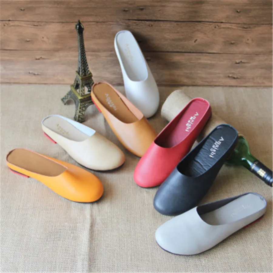 Summer Women Slippers Genuine Leather Women Slides Women Flat Shoes Genuine Leather Solid Female Flip Flops A046 Platform Open 
Summer Women Slippers Genuine Leather Women Slides Women Flat Shoes Genuine Leather Solid Female Flip Flops A046 Platform Open