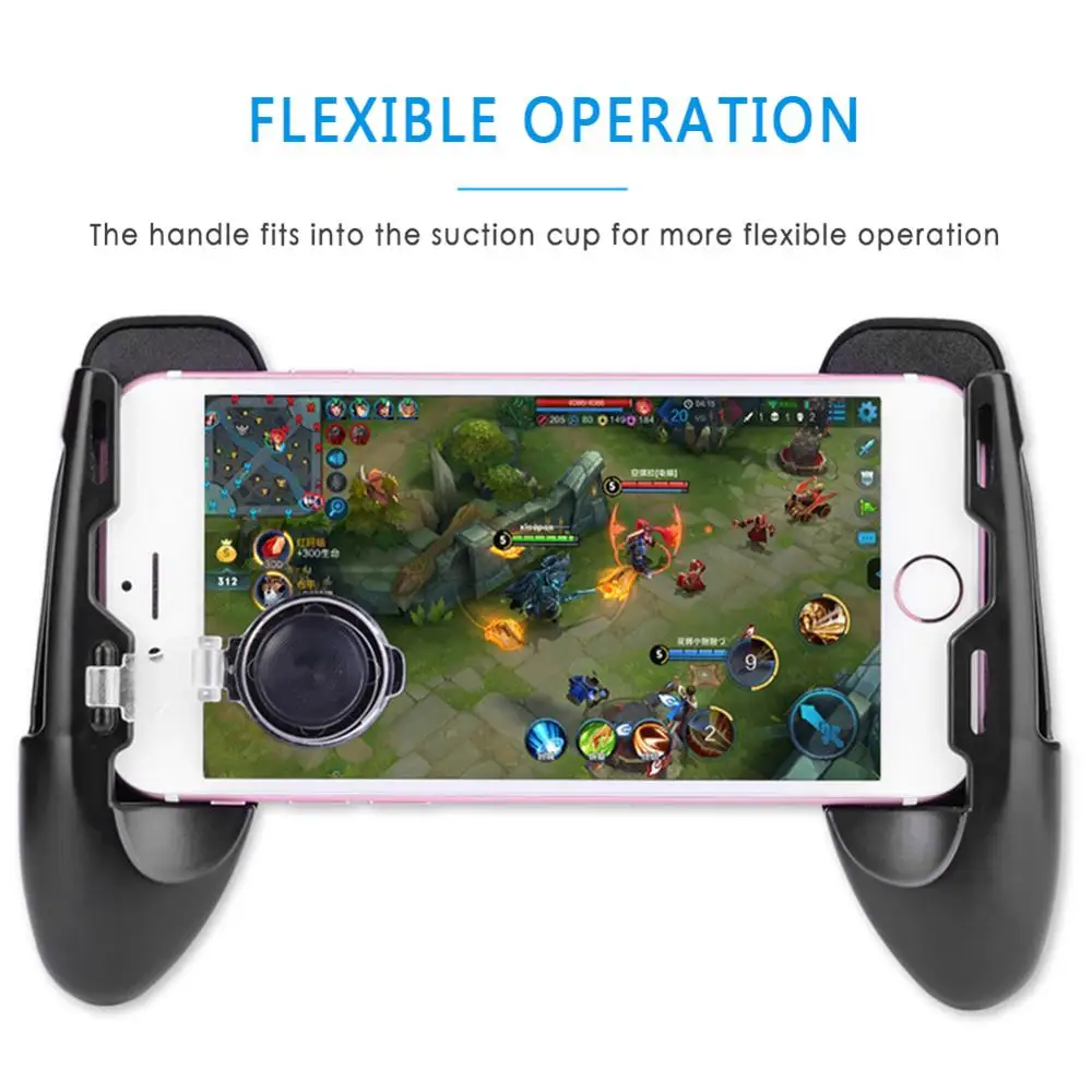 Mobile Game Controller Gaming Trigger Control PUBG Mobile Game Pad Grip L1R1 Joystick for iPhone Android Phone Game Accessories
Mobile Game Controller Gaming Trigger Control PUBG Mobile Game Pad Grip L1R1 Joystick for iPhone Android Phone Game Accessories