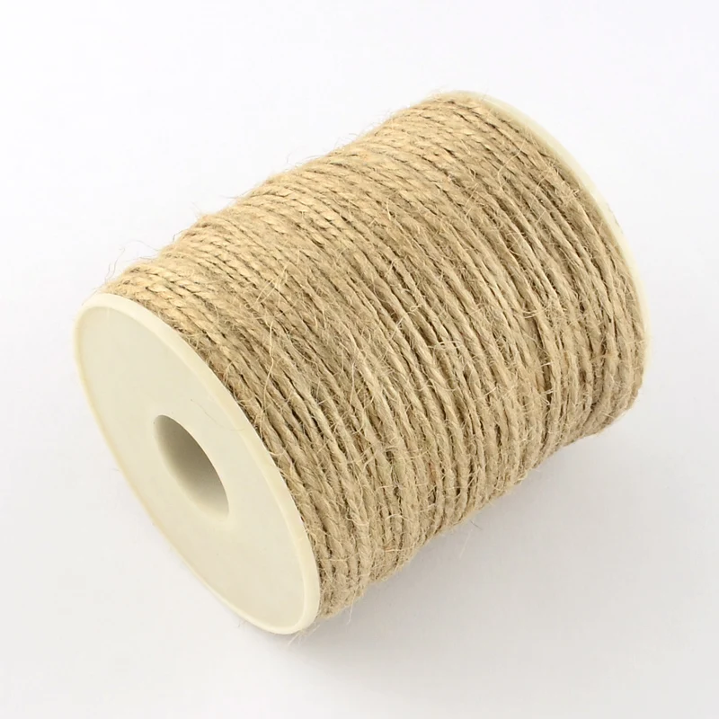 1 Roll Jute Cord Jute String Jute Twine for Jewelry Making Tan 1~2mm about 109.36 yards(100m)/roll
1 Roll Jute Cord Jute String Jute Twine for Jewelry Making Tan 1~2mm about 109.36 yards(100m)/roll