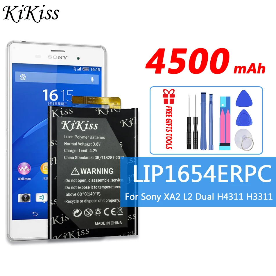 4500mAh LIP1654ERPC для Sony XA2 L2 Dual H4311 H3311 мобильный телефон литий-ионный полимерный аккумулятор
4500mAh LIP1654ERPC для Sony XA2 L2 Dual H4311 H3311 мобильный телефон литий-ионный полимерный аккумулятор