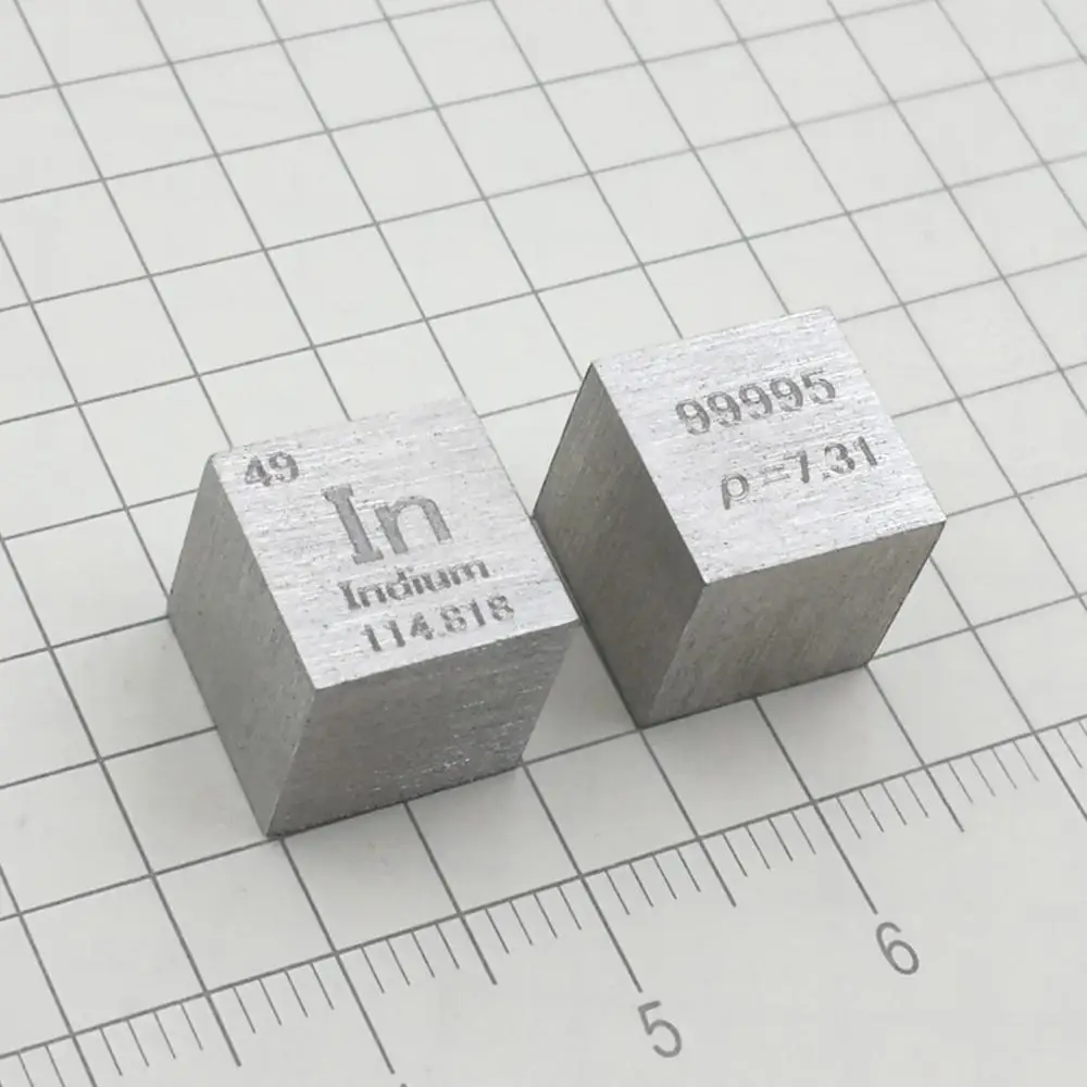 Free shipping High Purity 99.995 Pure Indium In Carved Element Periodic Table 10mm Cube
Free shipping High Purity 99.995 Pure Indium In Carved Element Periodic Table 10mm Cube
