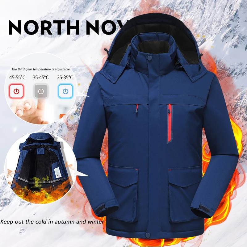 Women USB Automatic Heating Stormsuit Men Charging Heating Mountaineering Suit Outdoor Electric Jacket Thickened Cotton Clothes
Women USB Automatic Heating Stormsuit Men Charging Heating Mountaineering Suit Outdoor Electric Jacket Thickened Cotton Clothes