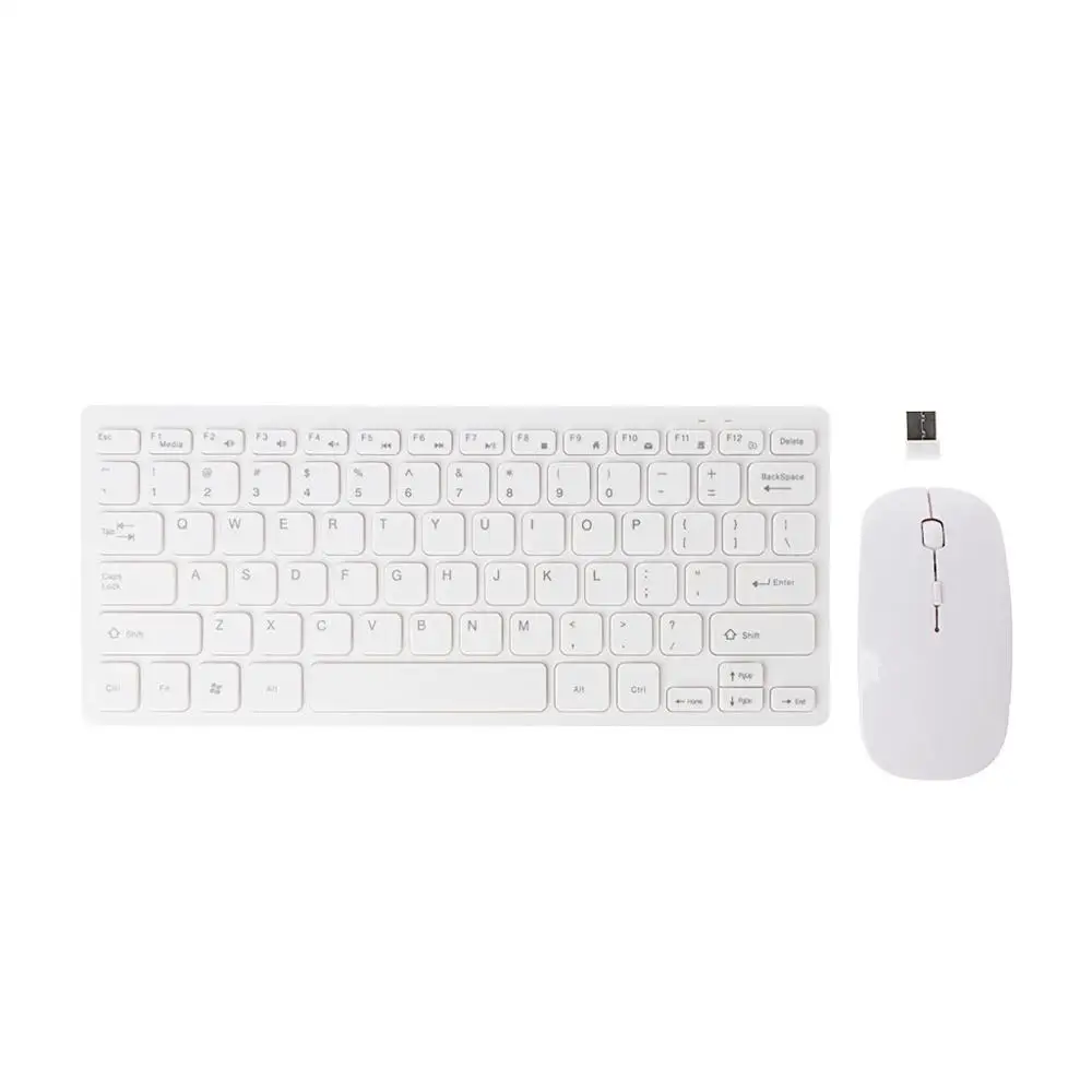 Wireless 2.4GHz Mini Keyboard Ultra-Thin Mouse Mice Combo Set for Desktops Laptops Computer Use Accessories Kit | Компьютеры и офис