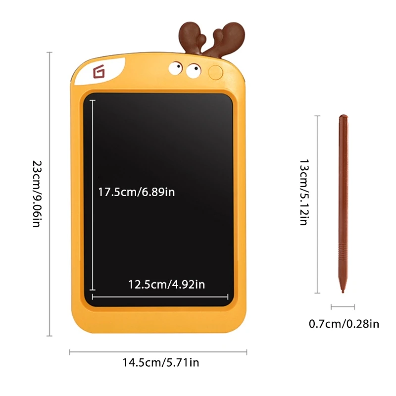Portable 10.5inch LCD Writing Tablet Cartoon Animal Shape Children Drawing Graffiti Board Electronic Painting Blackboad
Portable 10.5inch LCD Writing Tablet Cartoon Animal Shape Children Drawing Graffiti Board Electronic Painting Blackboad