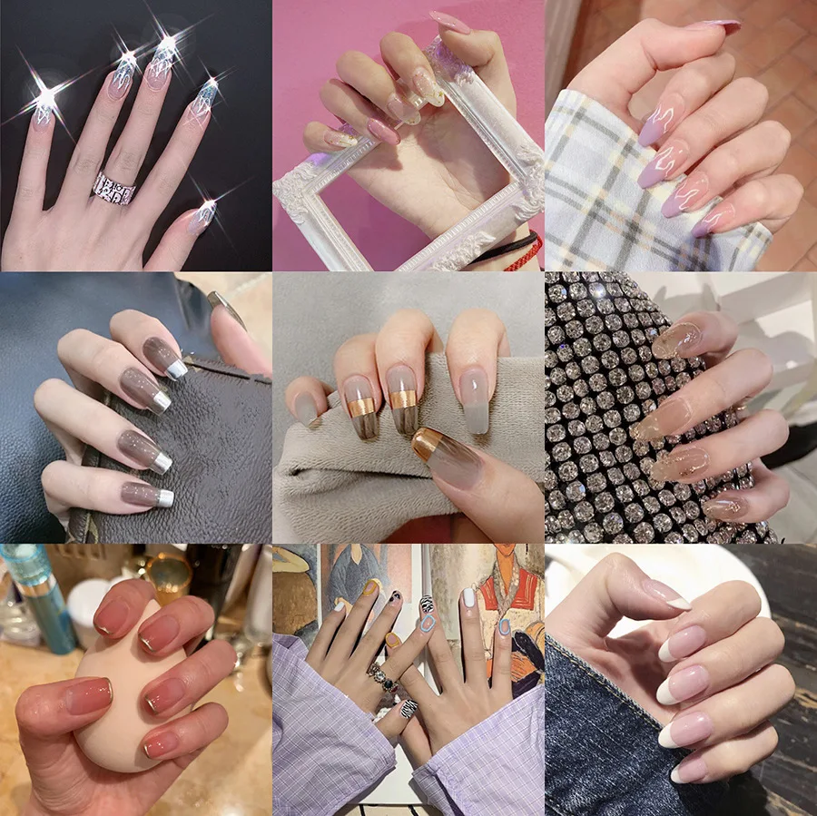 24pcs/Set Fake Nails With Designs Nails Tips Overhead Glue Press On False Nail
24pcs/Set Fake Nails With Designs Nails Tips Overhead Glue Press On False Nail