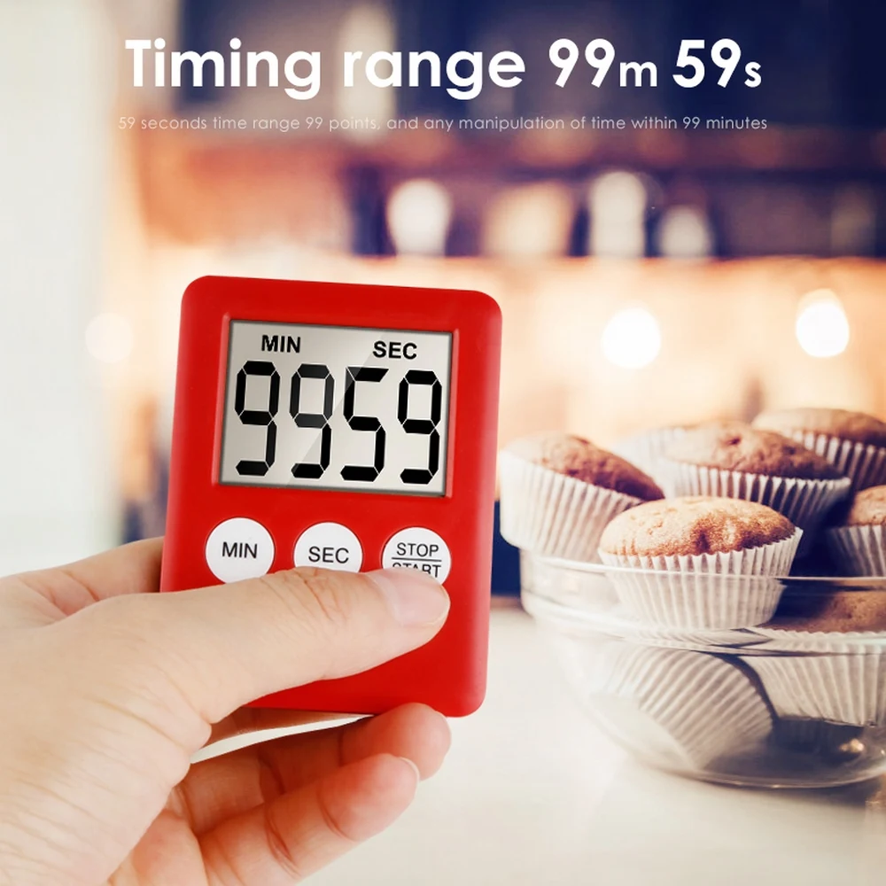 Timer Super LCD Digital Screen EU Plug Socket Power Sleeping Cooking Count-Down Up Magnetic Clock Alarm Bar Kitchen Timer
Timer Super LCD Digital Screen EU Plug Socket Power Sleeping Cooking Count-Down Up Magnetic Clock Alarm Bar Kitchen Timer