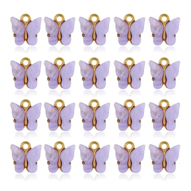 20Pcs Colorful Acrylic Butterfly Charms Pendant Necklace Bracelet Jewelry Making 
20Pcs Colorful Acrylic Butterfly Charms Pendant Necklace Bracelet Jewelry Making