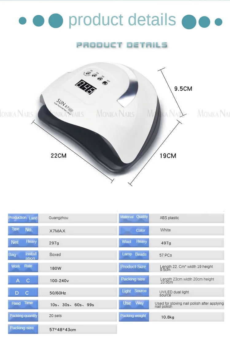 nail dryer gel polish art mini led uv 180w resin lamp 57pcs coloer power kit smart tools electric born pretty
nail dryer gel polish art mini led uv 180w resin lamp 57pcs coloer power kit smart tools electric born pretty