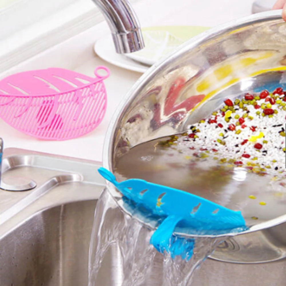 Rice Wash Filtering Baffle Sieve Beans Peas Washing Filter Drain Board Snap-type Leaf Shape Rice Cleaning Strainer Gadget
Rice Wash Filtering Baffle Sieve Beans Peas Washing Filter Drain Board Snap-type Leaf Shape Rice Cleaning Strainer Gadget