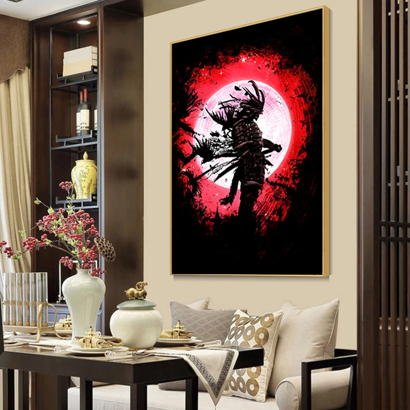 Japanese Ghost Samurai Under Moon Canvas Painting Posters and Prints Modern for Living Room Wall Art Pictures Home Decoration
Japanese Ghost Samurai Under Moon Canvas Painting Posters and Prints Modern for Living Room Wall Art Pictures Home Decoration