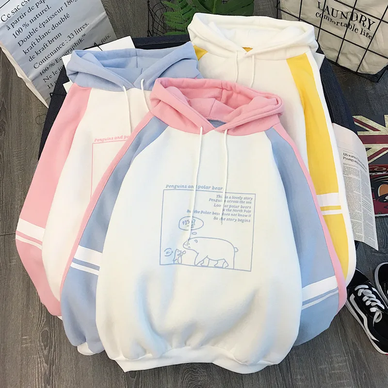 Sweatshirt Autumn and Winter Furry and Thickened Sanitary Hoody Women's Hoodies New Korean Edition Students'Loose Long Sleeve
Sweatshirt Autumn and Winter Furry and Thickened Sanitary Hoody Women's Hoodies New Korean Edition Students'Loose Long Sleeve