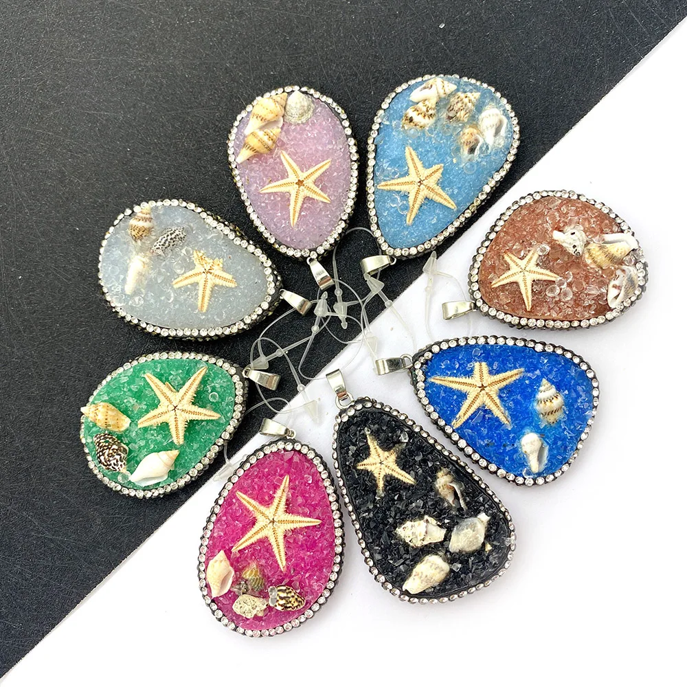 Fashion Irregular Resin Pendant Necklace Natural Stone Multicolor Diamond DIY Making Necklace Accessories Gift Jewelry Charms
Fashion Irregular Resin Pendant Necklace Natural Stone Multicolor Diamond DIY Making Necklace Accessories Gift Jewelry Charms