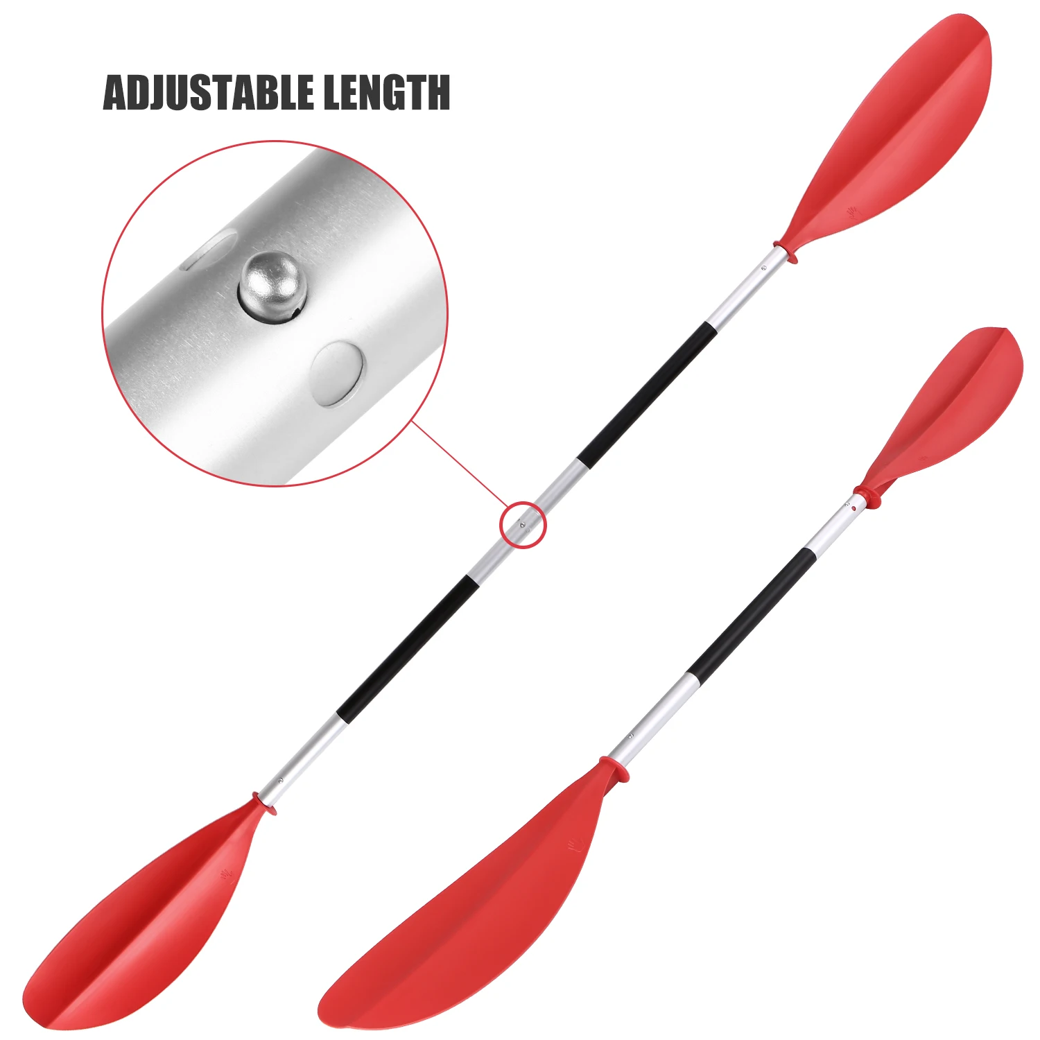 2 Sections Adjustable Kayak Paddle Quick Release Inflatable Stand Up Paddle Surf Kayak Paddle Board for Boats Kayaks Tool
2 Sections Adjustable Kayak Paddle Quick Release Inflatable Stand Up Paddle Surf Kayak Paddle Board for Boats Kayaks Tool