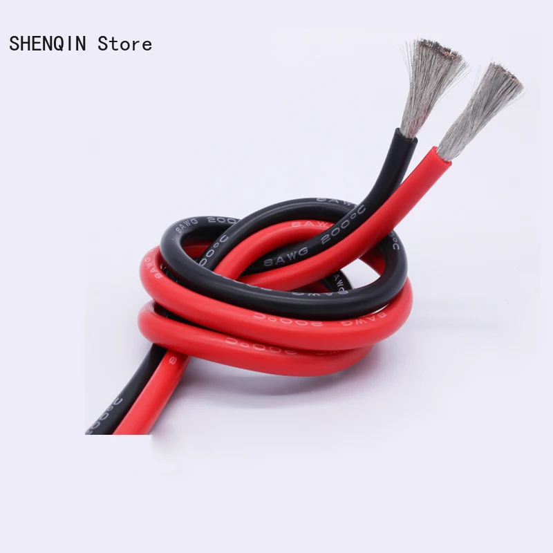 Оригинальный силиконовый кабель 2 AWG красный черный провод из мягкой луженой меди 2AWG -60-200 градусов высокотемпературный и высоконапорный про...
Оригинальный силиконовый кабель 2 AWG красный черный провод из мягкой луженой меди 2AWG -60-200 градусов высокотемпературный и высоконапорный про...