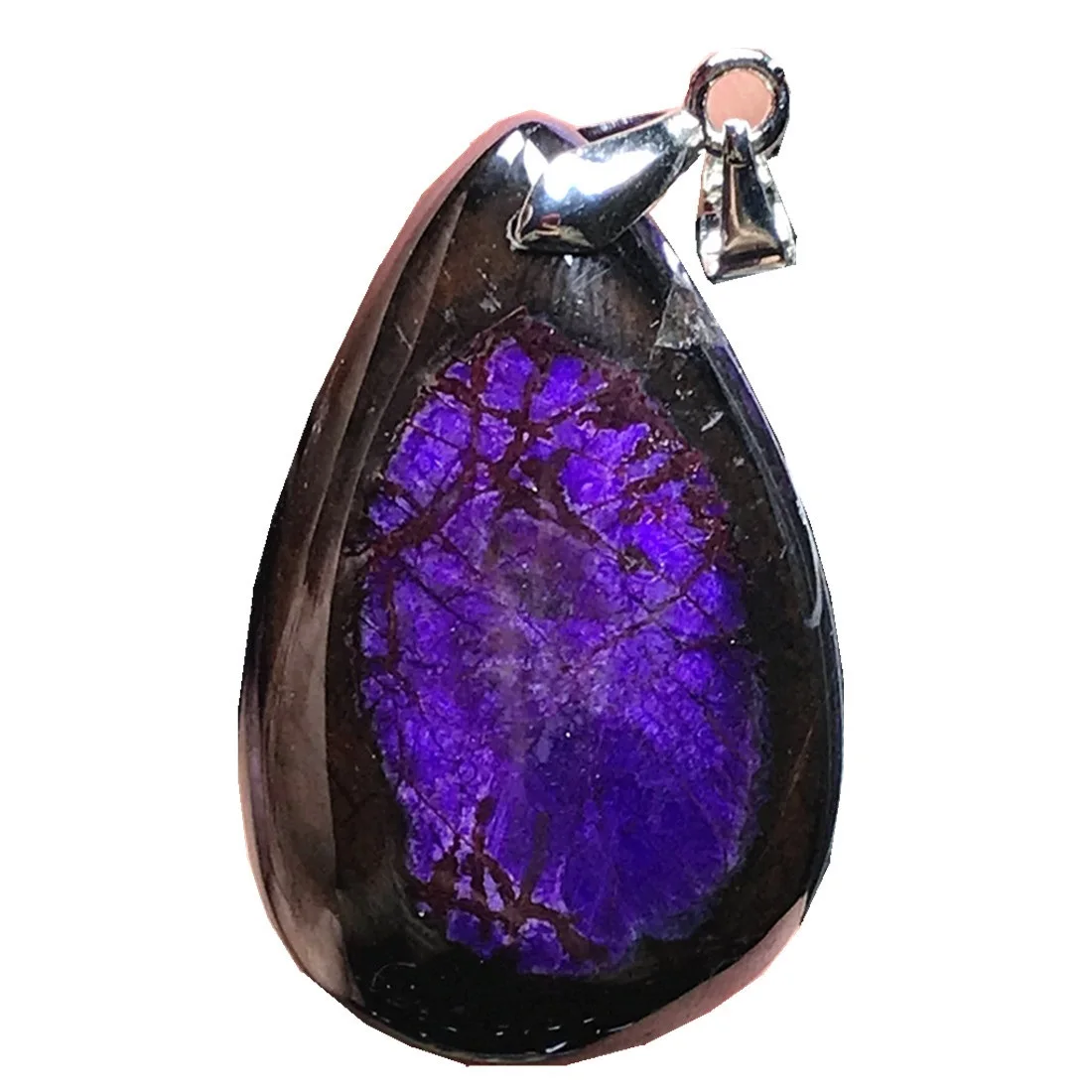 Real Natural Royal Purple Sugilite Pendant For Women Man Crystal 32x20x8mm Beads Silver Healing Anticancer Stone Jewelry AAAAA
Real Natural Royal Purple Sugilite Pendant For Women Man Crystal 32x20x8mm Beads Silver Healing Anticancer Stone Jewelry AAAAA