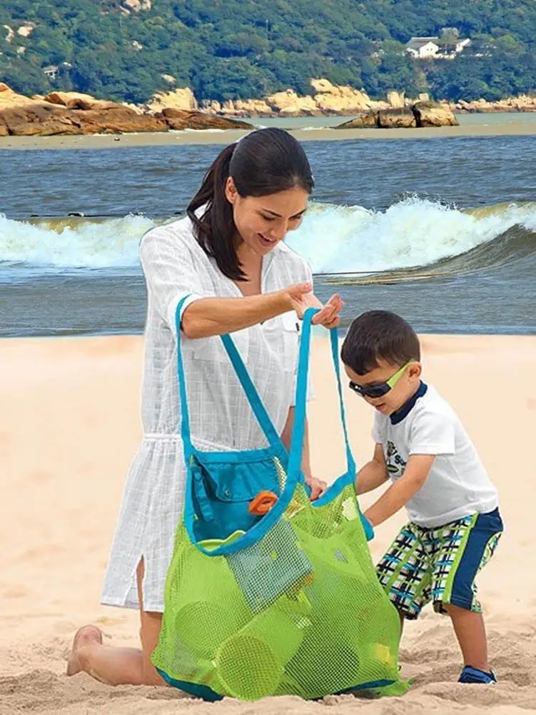 Kids Beach Toy Bag Large Durable Storage Tote Backpack Beach Sand Dredging Drawstring Tool Bag seashell bag
Kids Beach Toy Bag Large Durable Storage Tote Backpack Beach Sand Dredging Drawstring Tool Bag seashell bag