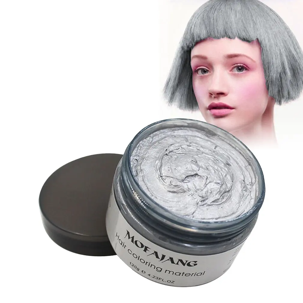 120g Grandma Color Hair Dye Wax Disposable Natural Hair Gel Cream Hair Dye Mud For Women Men Portable Pomade Styling Pomade
120g Grandma Color Hair Dye Wax Disposable Natural Hair Gel Cream Hair Dye Mud For Women Men Portable Pomade Styling Pomade