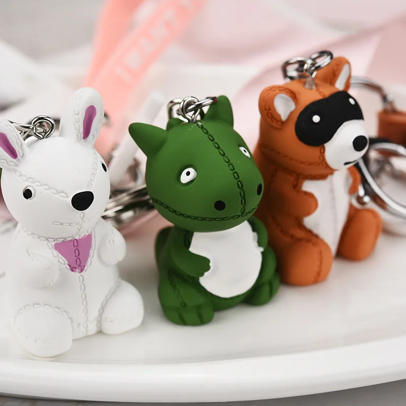 Creative Rabbit Cartoon Geometric Faceted Dinosaur Panda Doll Keychain Couple Car Key Chains Backpack Hanging Gift 2020 key ring
Creative Rabbit Cartoon Geometric Faceted Dinosaur Panda Doll Keychain Couple Car Key Chains Backpack Hanging Gift 2020 key ring