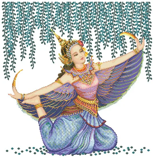 Набор для вышивки крестиком pinn - Thai Dance 57-58, Набор для вышивки крестиком, наборы для рукоделия, хлопчатобумажная нить
Набор для вышивки крестиком pinn - Thai Dance 57-58, Набор для вышивки крестиком, наборы для рукоделия, хлопчатобумажная нить