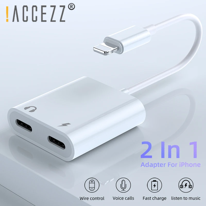 !ACCEZZ Phone Adapter For iPhone XS MAX XR X 7 8 Plus 3.5mm Jack Dual Lighting Earphone Audio Adapter 2 in 1 Aux Cable Splitter
!ACCEZZ Phone Adapter For iPhone XS MAX XR X 7 8 Plus 3.5mm Jack Dual Lighting Earphone Audio Adapter 2 in 1 Aux Cable Splitter