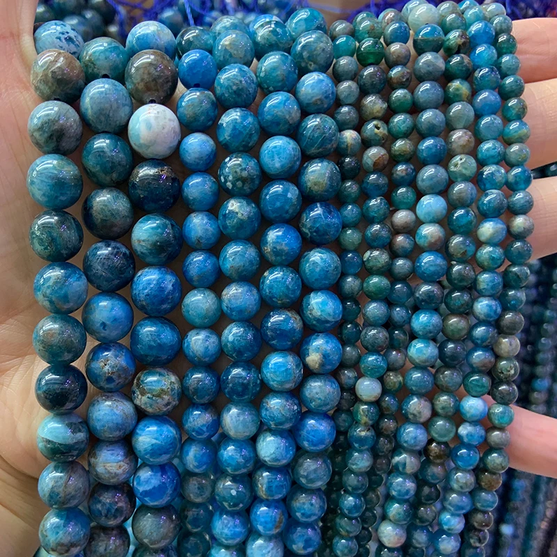 6-10mm Natural Apatite Stone Beads 15'' Round Blue DIY Loose Beads For Jewelry Making Beads Men Women Bracelet Necklace Gift
6-10mm Natural Apatite Stone Beads 15'' Round Blue DIY Loose Beads For Jewelry Making Beads Men Women Bracelet Necklace Gift