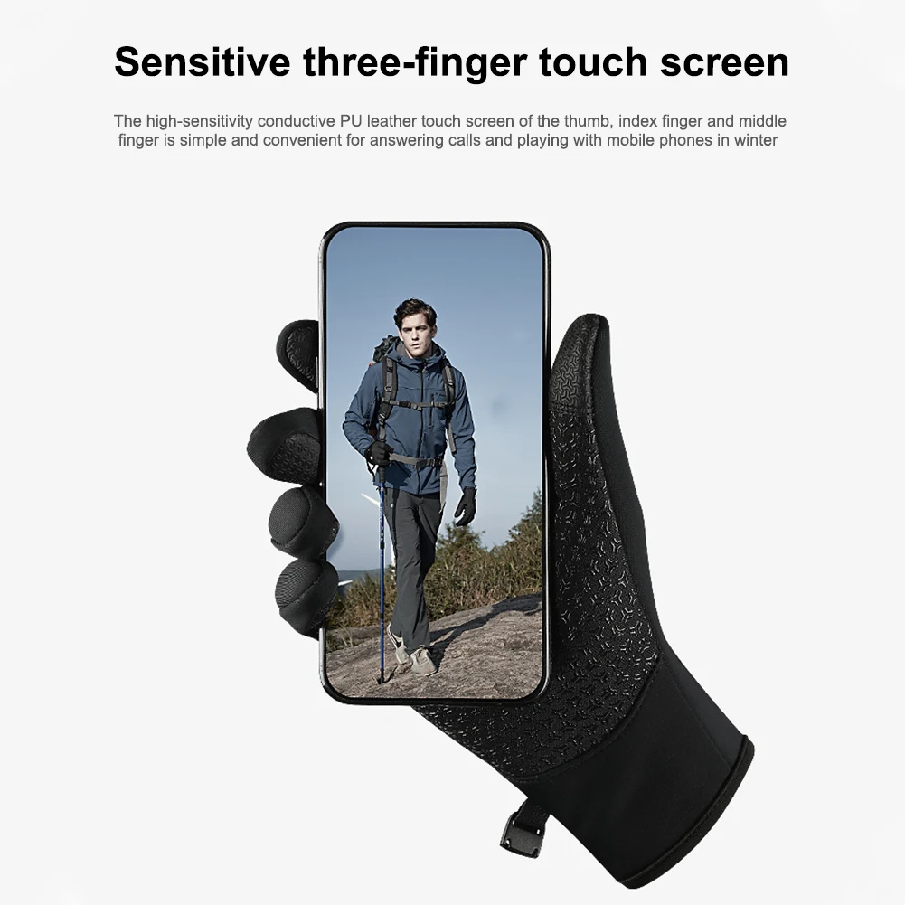 Touch Screen Waterproof Windproof Outdoor Sport Gloves,Men Women Winter Fleece Thermal Warm Running Anti-slip Cycling Gloves
Touch Screen Waterproof Windproof Outdoor Sport Gloves,Men Women Winter Fleece Thermal Warm Running Anti-slip Cycling Gloves