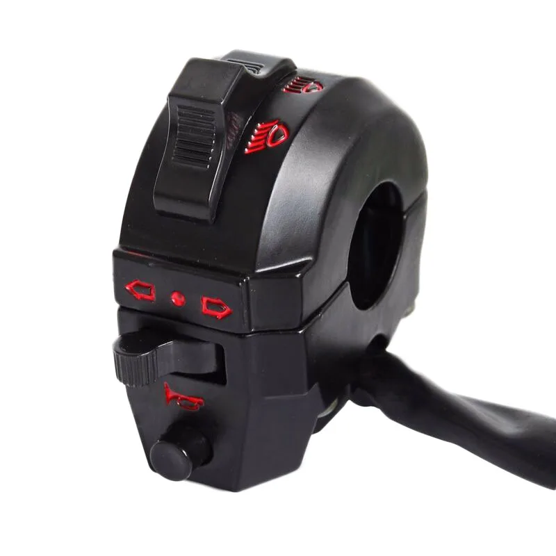 Motorcycle 7/8" Handlebar Control Horn Turn Signal Light Hi/Lo Beam Left Switch Light Adjustment Multifunction Converter Switch
Motorcycle 7/8" Handlebar Control Horn Turn Signal Light Hi/Lo Beam Left Switch Light Adjustment Multifunction Converter Switch