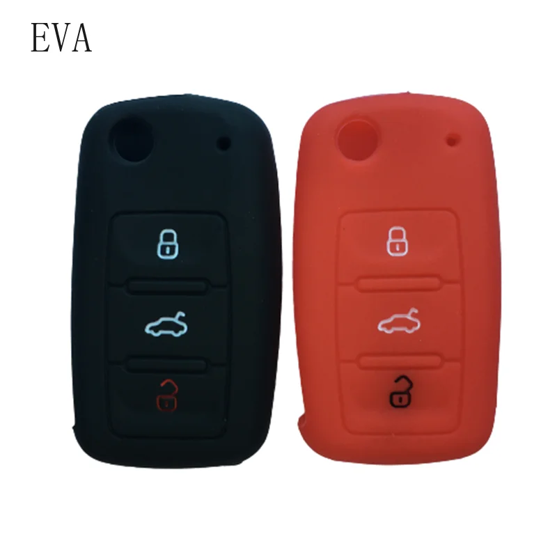 2PCs 3 Buttons Silicone Car Key Case FOB Cover for VW for Volkswagen Golf 6 Skoda Seat (Black + Red)
2PCs 3 Buttons Silicone Car Key Case FOB Cover for VW for Volkswagen Golf 6 Skoda Seat (Black + Red)