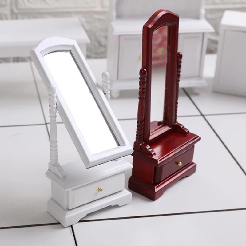 1:12 Mini Doll House Full-Length Dressing Mirror Model With Drawer Accessory For Kids Room Furniture Toy Dollhouse Accessories
1:12 Mini Doll House Full-Length Dressing Mirror Model With Drawer Accessory For Kids Room Furniture Toy Dollhouse Accessories