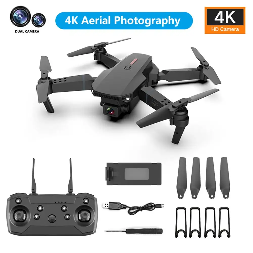 2021 RC Drone 4k Profession 1080P HD Wide Angle Single/Dual Camera Height Keep Foldable Quadcopter Drones Helicopter Gift Toys
2021 RC Drone 4k Profession 1080P HD Wide Angle Single/Dual Camera Height Keep Foldable Quadcopter Drones Helicopter Gift Toys