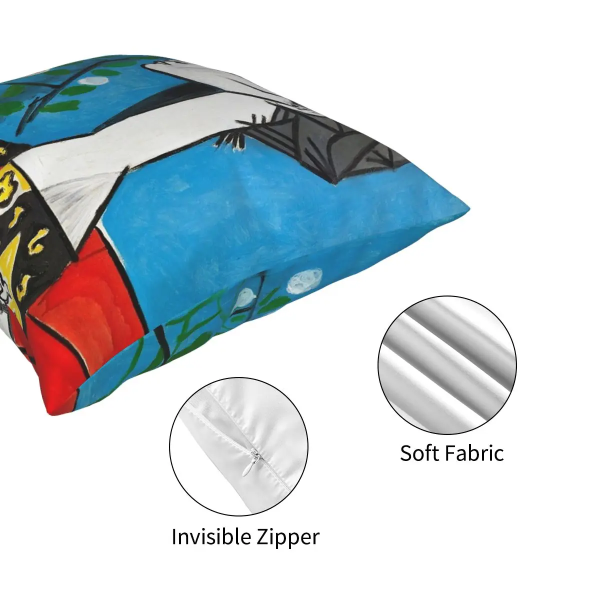 Pablo Picasso Jacqueline With Flowers 1956 Square Pillowcase Creative Decorative Throw Pillow Case for Car Cushion Cover 18"
Pablo Picasso Jacqueline With Flowers 1956 Square Pillowcase Creative Decorative Throw Pillow Case for Car Cushion Cover 18"