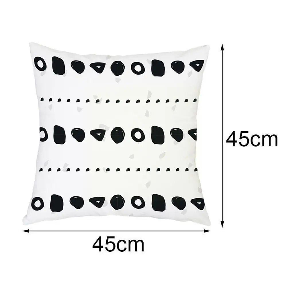 Black And White Geometric Decor Pillow Case For Bed Cushion Peach Grid Skin Case Car Cover Polyester Seat Trilateral Curve P4L4
Black And White Geometric Decor Pillow Case For Bed Cushion Peach Grid Skin Case Car Cover Polyester Seat Trilateral Curve P4L4