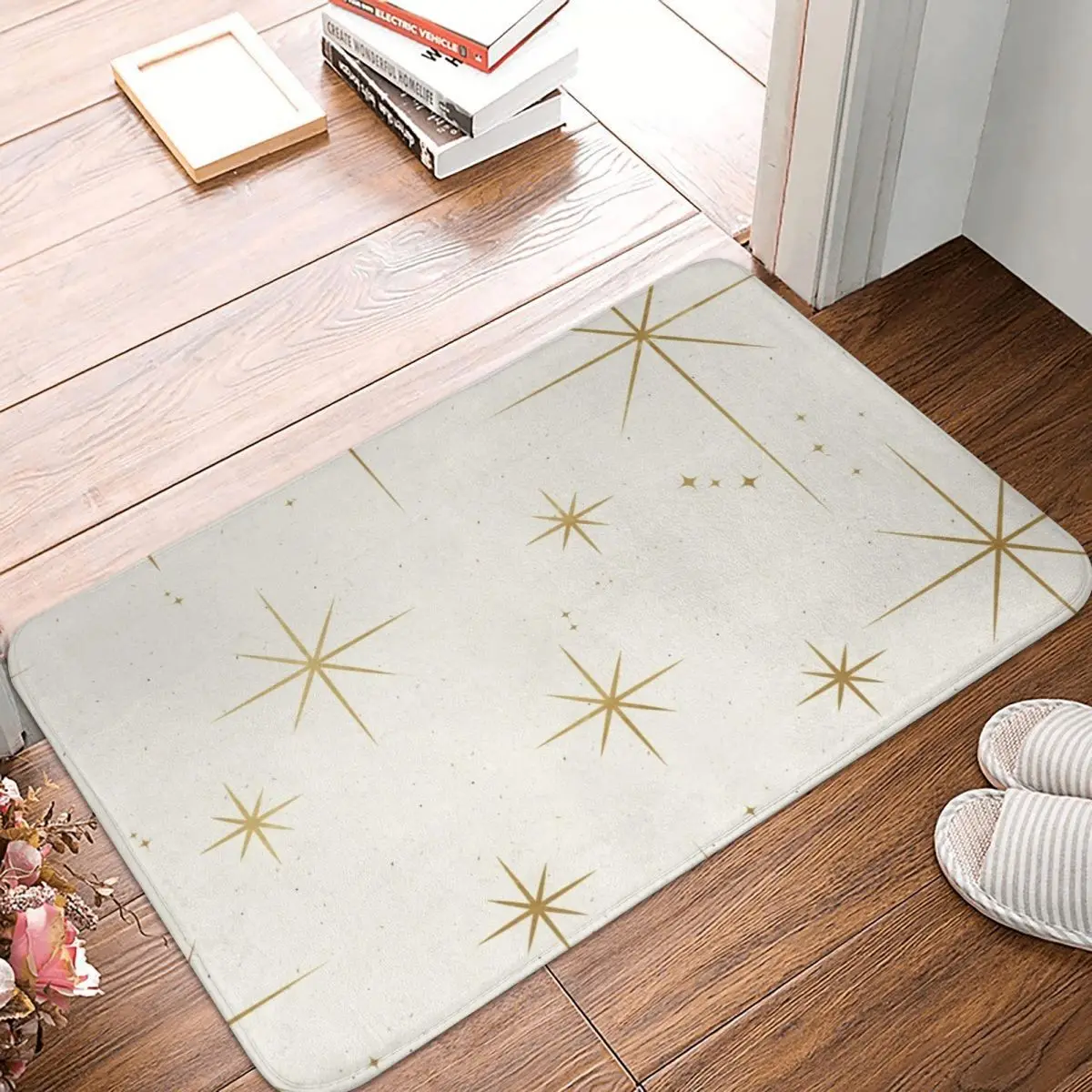 Stars Sparkle Pattern Doormat Carpet Mat Rug Polyester PVC Non-Slip Floor Decor Bath Bathroom Kitchen Living Room 40*60
Stars Sparkle Pattern Doormat Carpet Mat Rug Polyester PVC Non-Slip Floor Decor Bath Bathroom Kitchen Living Room 40*60
