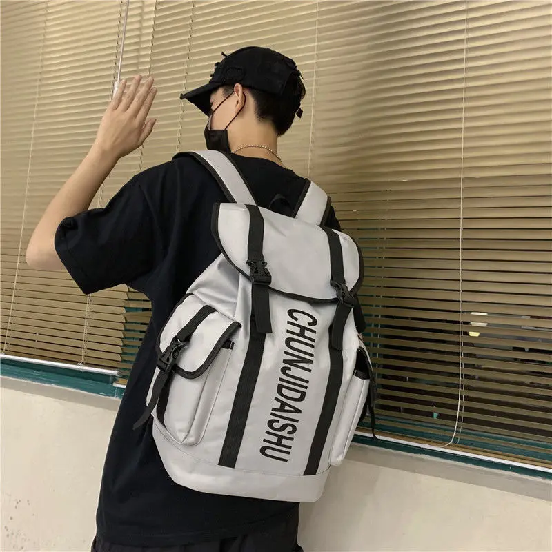 Student Schoolbag Harajuku Fashion Trend Backpack Lightweight Large Capacity Travel Personality Simple Backpacks Sac A Dos Bolsa
Student Schoolbag Harajuku Fashion Trend Backpack Lightweight Large Capacity Travel Personality Simple Backpacks Sac A Dos Bolsa