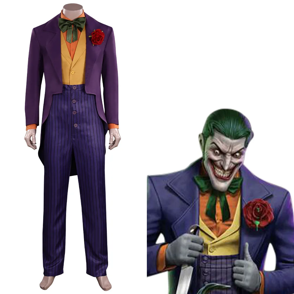 The Long Halloween The Joker Cosplay Costume Outfits Halloween Carnival Suit For Adult Men Male
The Long Halloween The Joker Cosplay Costume Outfits Halloween Carnival Suit For Adult Men Male