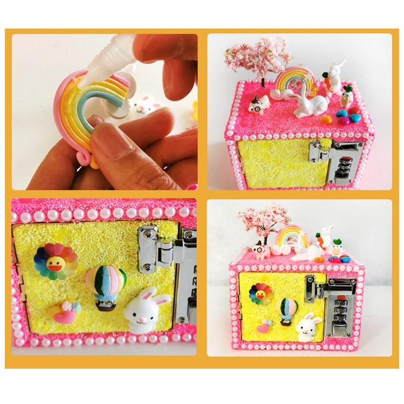DIY Fun Wood Jewelry Box Craft Kit Kids Toy for Girls Wooden Treasure Box Arts and Crafts Decoration Ornaments
DIY Fun Wood Jewelry Box Craft Kit Kids Toy for Girls Wooden Treasure Box Arts and Crafts Decoration Ornaments