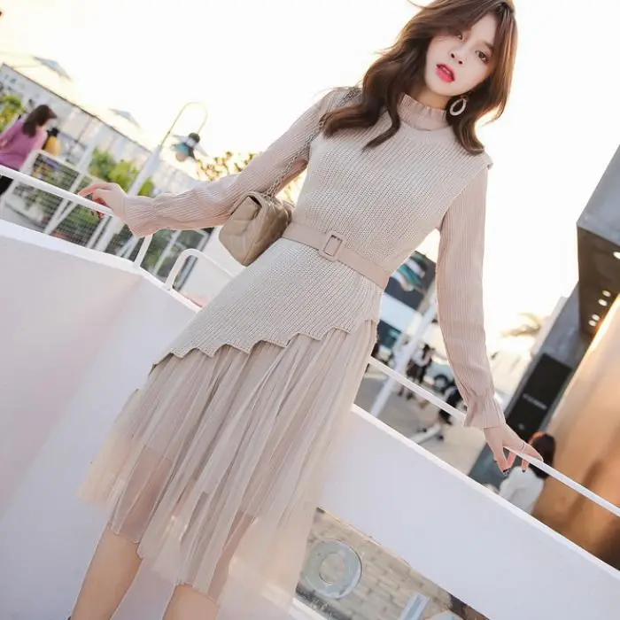 Two-piece Dress Suit 2021 New Thin Thin Irregular Sweater Vest Sweet Bottoming Skirt Women
Two-piece Dress Suit 2021 New Thin Thin Irregular Sweater Vest Sweet Bottoming Skirt Women