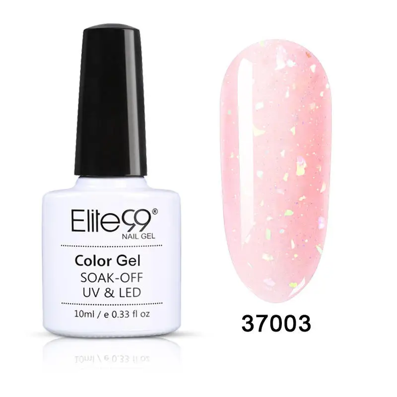 Elite99 10ml Crystal Shell Gel Nail Polish Soak Off Shimmer Glitter Vernis Semi Permanent Hybrid Varnish For Art | Красота и здоровье