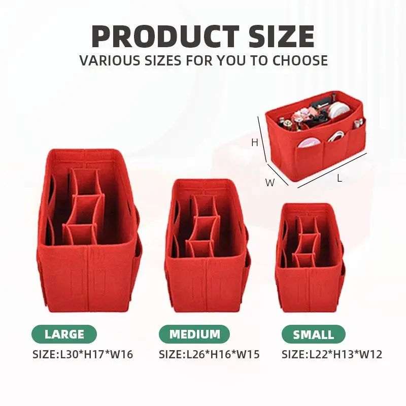 Felt Handbag Insert Organizer Make Up Cosmetic Bag Portable Travel Inner Purse Multifunction Storage Pouches Case
Felt Handbag Insert Organizer Make Up Cosmetic Bag Portable Travel Inner Purse Multifunction Storage Pouches Case