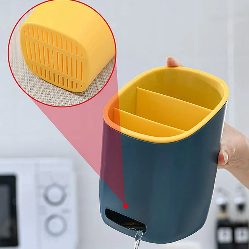 Kitchen Utensil Holders for Countertop Flatware Drainer Caddy Removable Divider Cutlery Organizer Canister Spoon Spatula
Kitchen Utensil Holders for Countertop Flatware Drainer Caddy Removable Divider Cutlery Organizer Canister Spoon Spatula