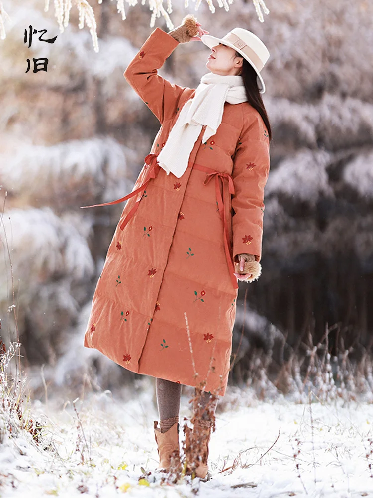 Puffer Jacket Women Jacket Winter Korean Fashion Sweet Floral Embroidery Duck Down Jacket Ladies Girls Casual Long Jackets Coats
Puffer Jacket Women Jacket Winter Korean Fashion Sweet Floral Embroidery Duck Down Jacket Ladies Girls Casual Long Jackets Coats