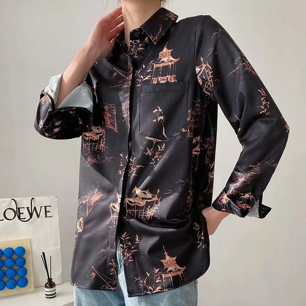 2021New Spring Summer Women Leisure Floral Blouse Long Sleeve daily wear blouse chiffon fashion print
2021New Spring Summer Women Leisure Floral Blouse Long Sleeve daily wear blouse chiffon fashion print