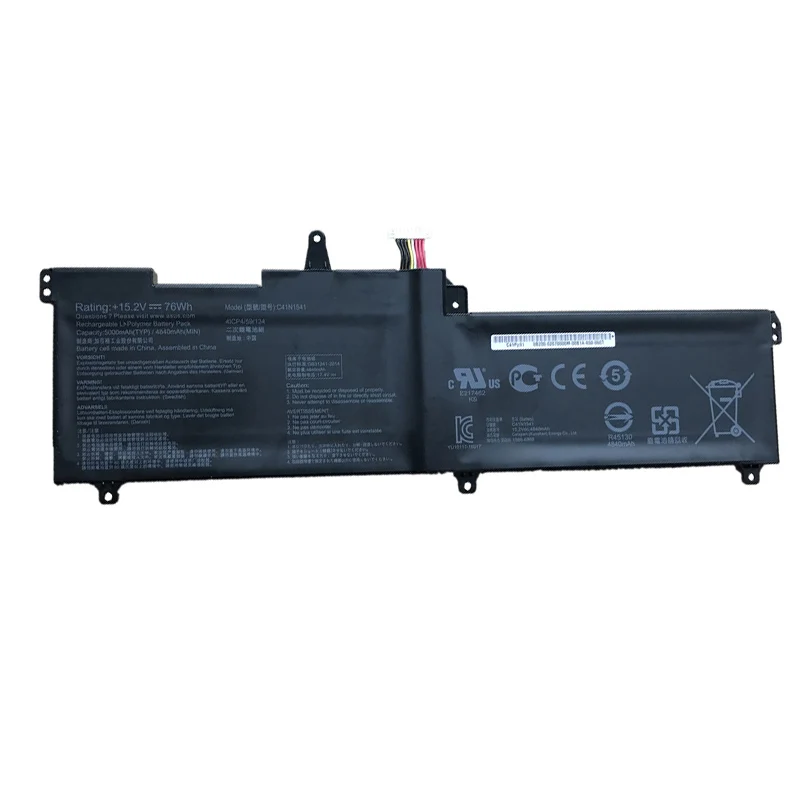 C41N1541 0B200-02070400 B07L6GL8KL Battery For Asus G702VM G702VS GL702 GL702VT GL702ZC 15.2V 76WH Original Laptop Batteries
C41N1541 0B200-02070400 B07L6GL8KL Battery For Asus G702VM G702VS GL702 GL702VT GL702ZC 15.2V 76WH Original Laptop Batteries
