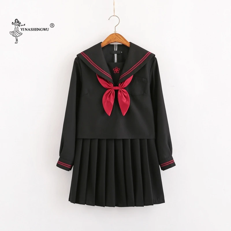Japanese School Uniforms Anime COS Sailor Suit JK Navy Style Students Clothes for Girl Short /long Sleeve Japanese Korean Sailor
Japanese School Uniforms Anime COS Sailor Suit JK Navy Style Students Clothes for Girl Short /long Sleeve Japanese Korean Sailor